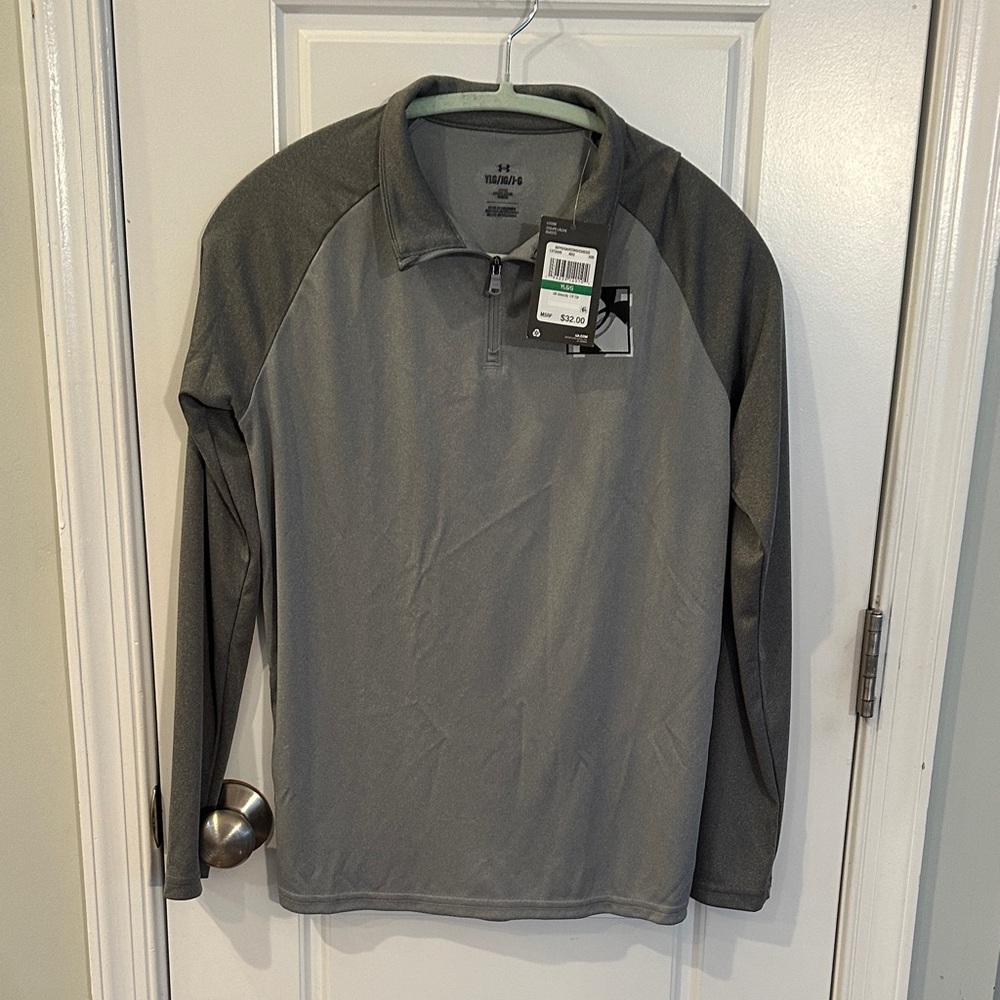 Under Armour Gray Quarter-Zip Pullover